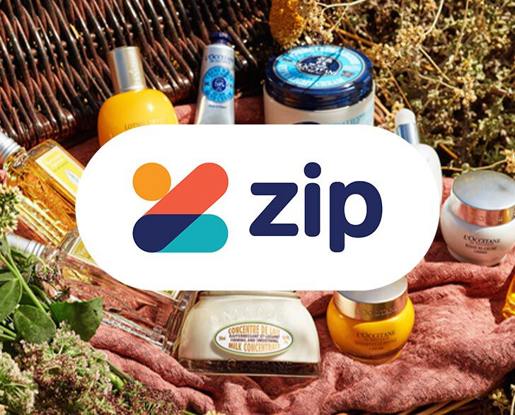 L'Occitane best sellers image with Zippay logo